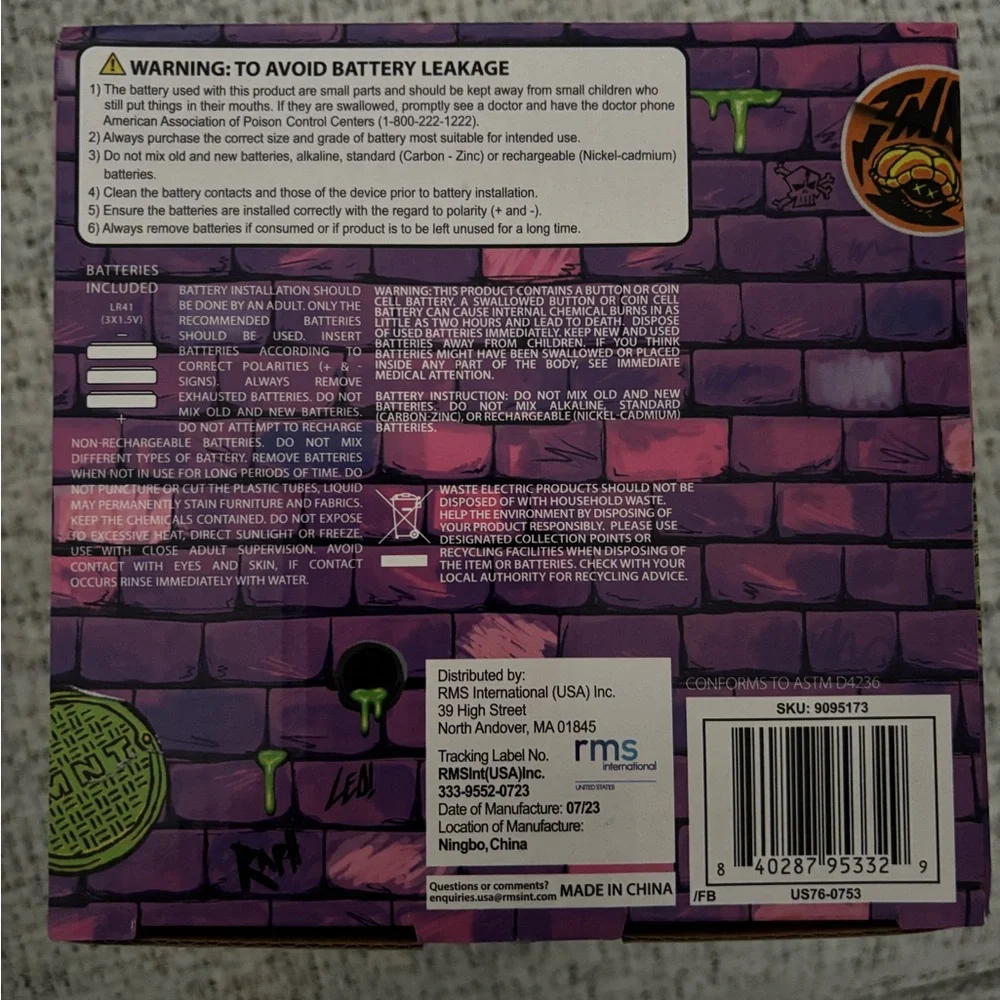 Nickelodeon Teenage Mutant Ninja Turtles Mikey Color-Your-Own Light Up Vinyl